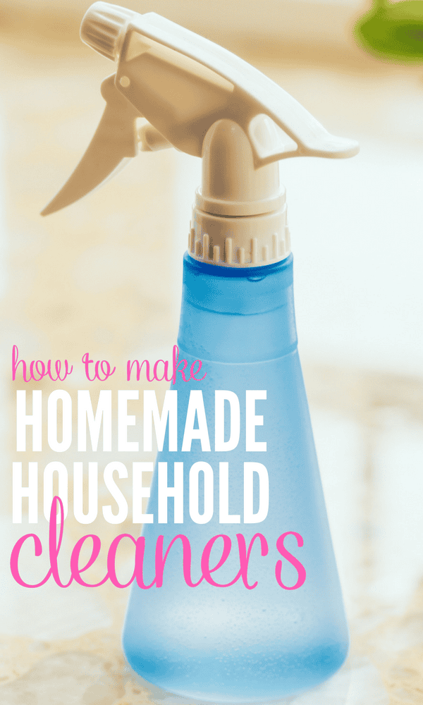 Homemade Natural DIY Cleaners Using Household Ingredients